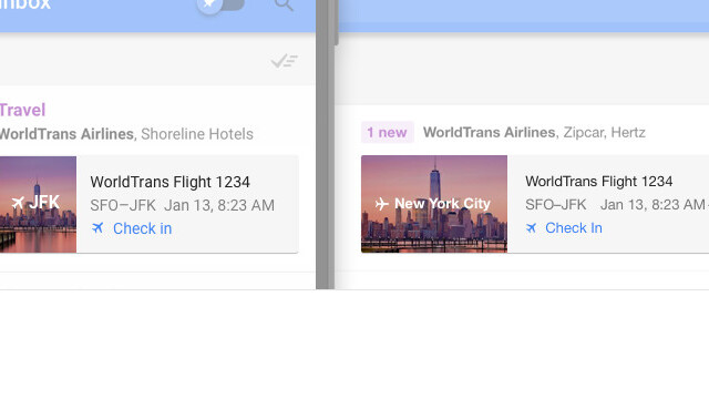 Companies can now highlight important email information in Google’s Inbox app