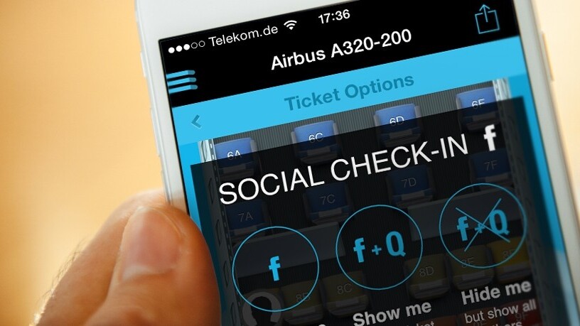 Quicket lets you see who’s on the same flight as you with Facebook check-in