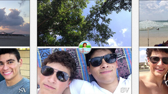 Selfie Vista for iOS takes front and back shots simultaneously; lets you adjust image size