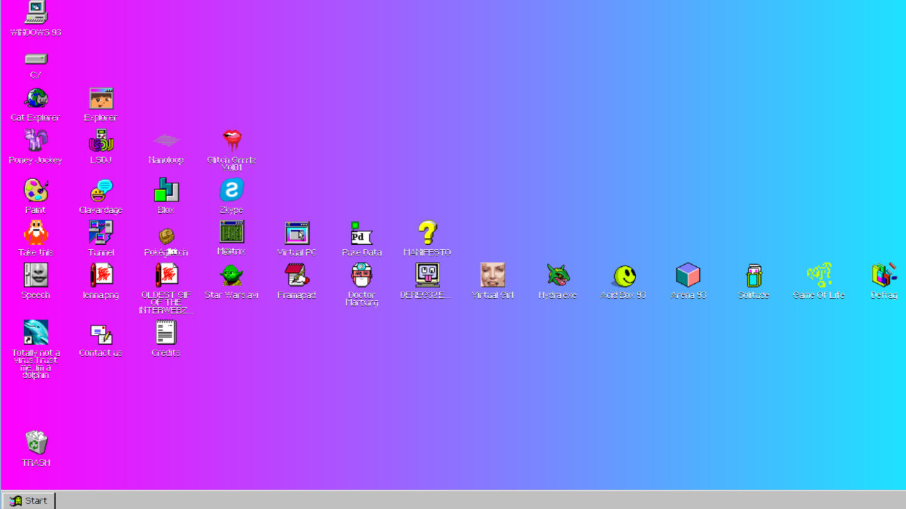 ‘Windows 93’ on the Web is weird