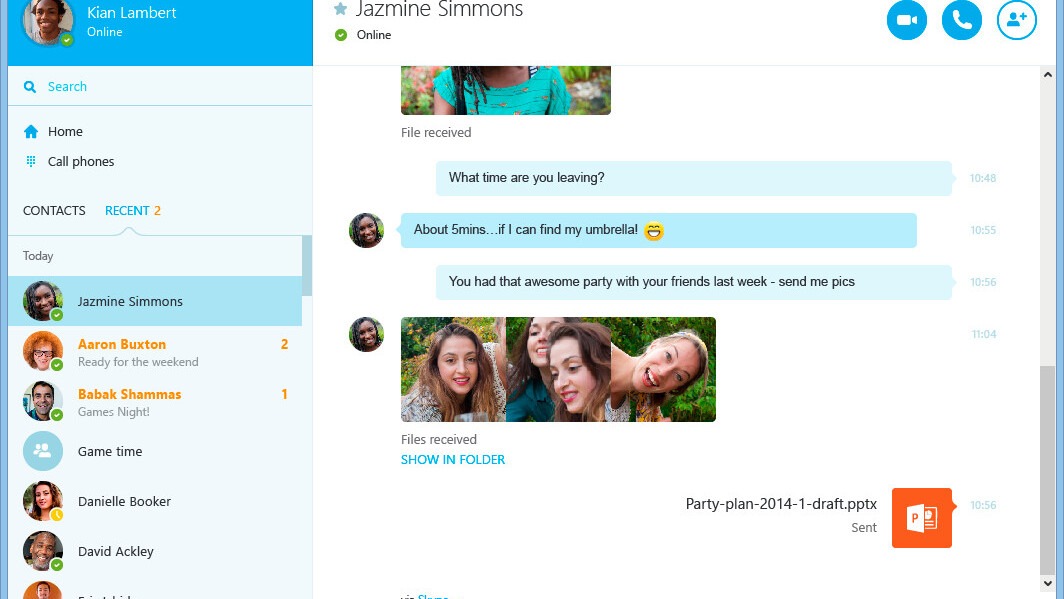 Skype’s refreshed Windows desktop app with side-by-side calls and messages officially launches