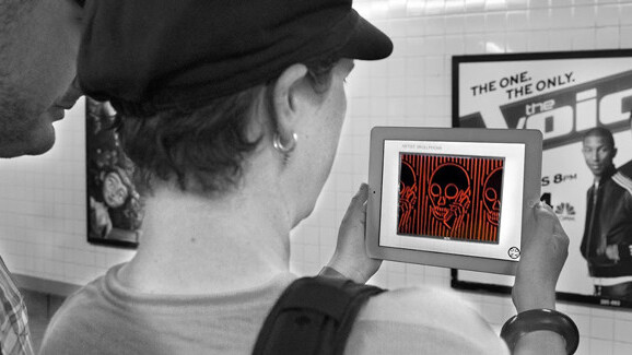 NO AD augmented reality app preps NYC subway photo show