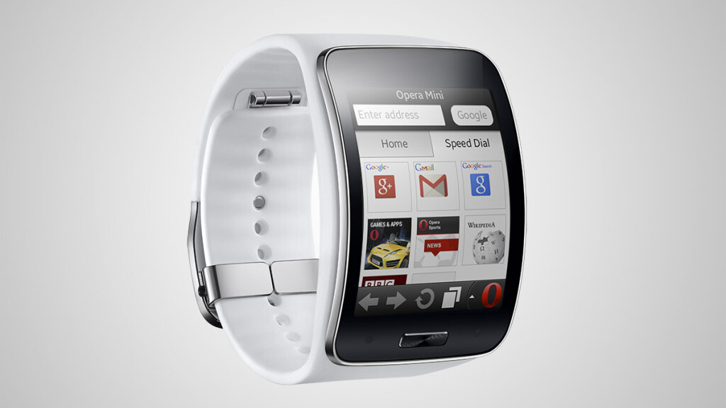 Opera Mini will let you browse the Web on your Samsung Gear S smartwatch