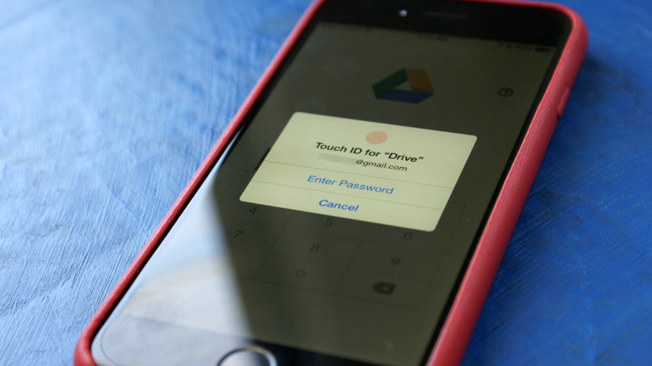 Google Drive for iOS now supports Touch ID