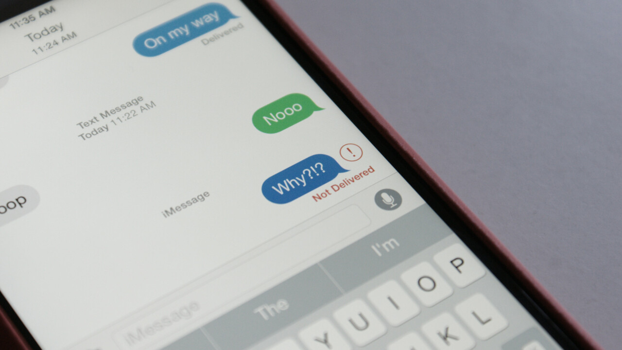 iMessage is down for some users [Update: It’s back]
