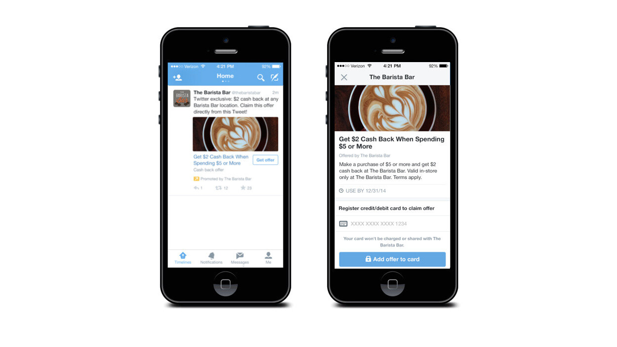 Twitter introduces Twitter Offers with merchant deals right in your feed