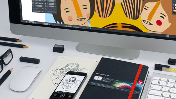 Moleskine launches Adobe Creative Cloud Connected Smart Notebook targeted to on-the-go designers