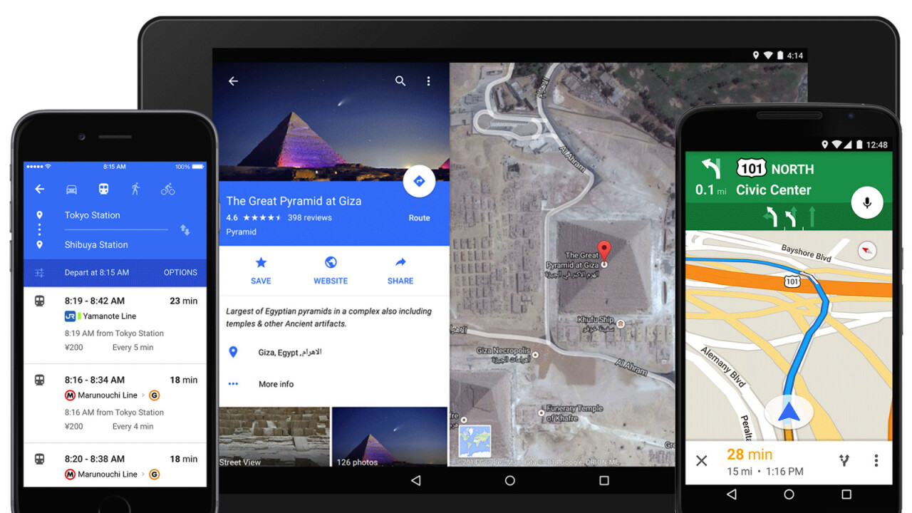 Google Maps gets a fresh new Material Design on mobile and deeper Uber integration