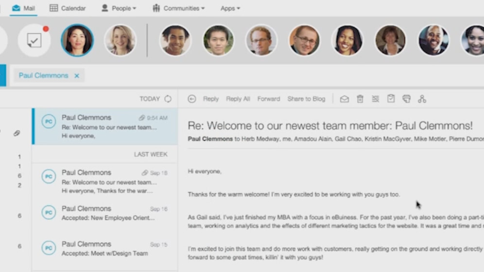 IBM revamps enterprise email with Verse, a service that integrates social, file sharing, IM and more