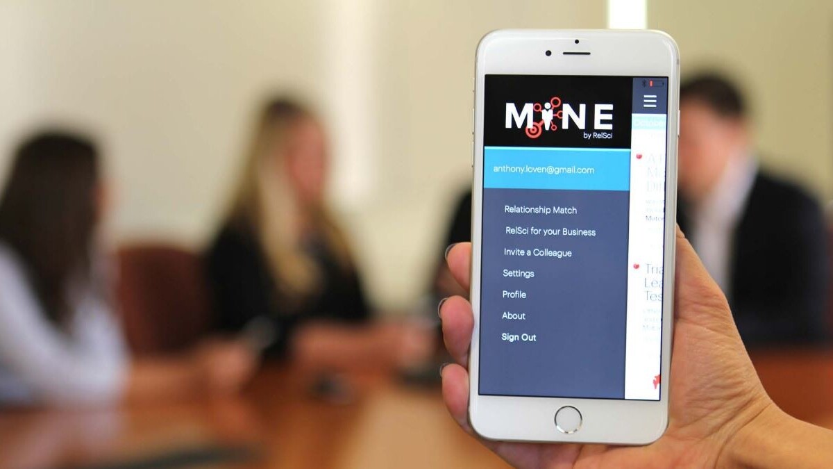 The MINE app lets you keep tabs on news about everybody in your network