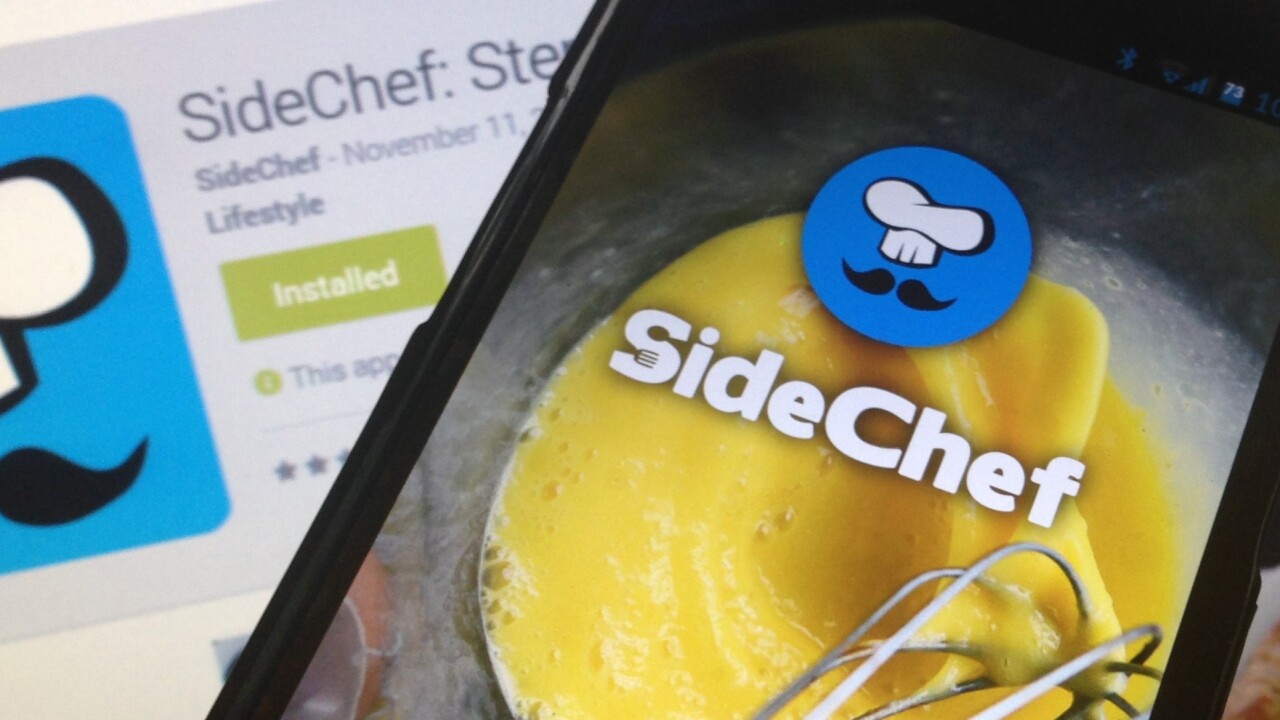 SideChef takes its Kickstarter-funded cooking app to Android