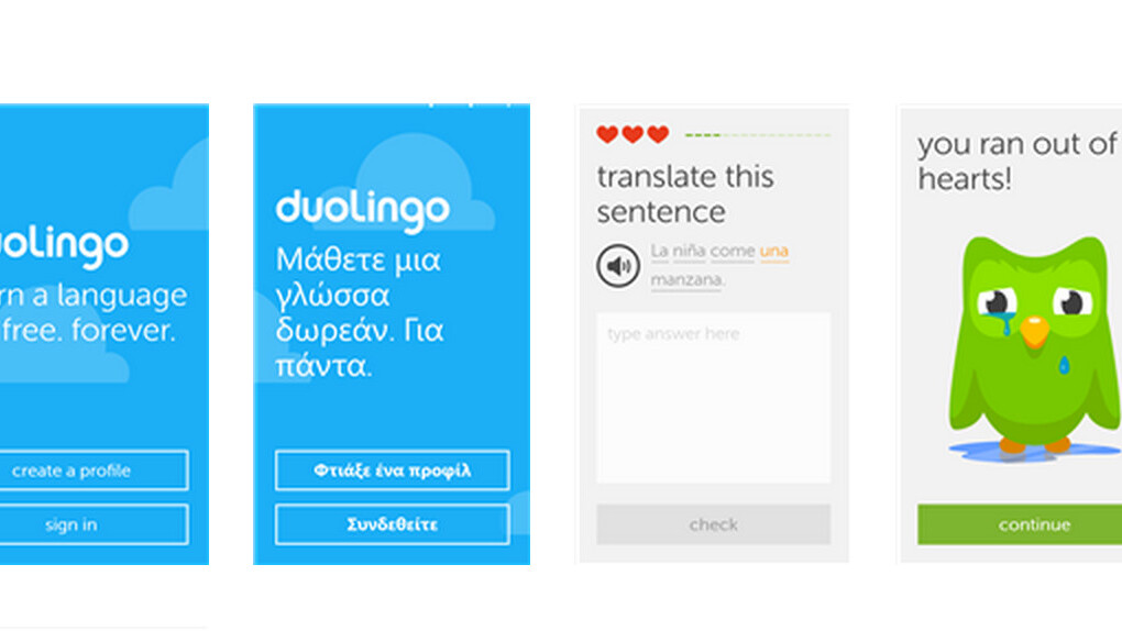 Duolingo brings its language learning app to Windows Phone