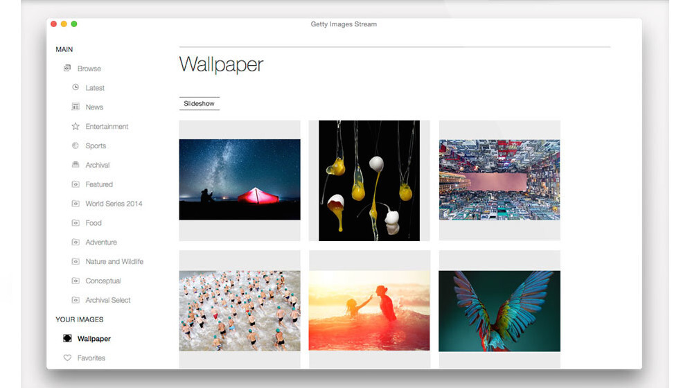 Getty Images Stream for Mac brings historic images to your desktop