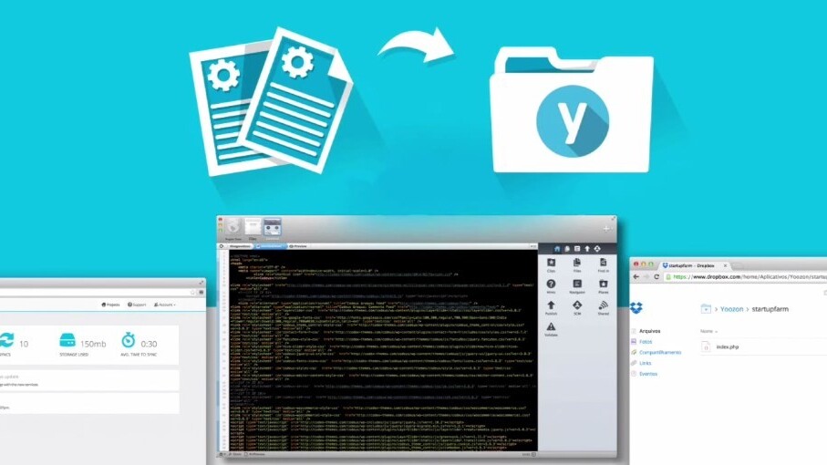 Yoozon hosts CMS sites using Dropbox, no FTP required