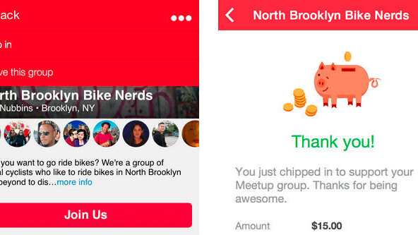 Meetup rolls out its Chip In contribution feature to all US groups