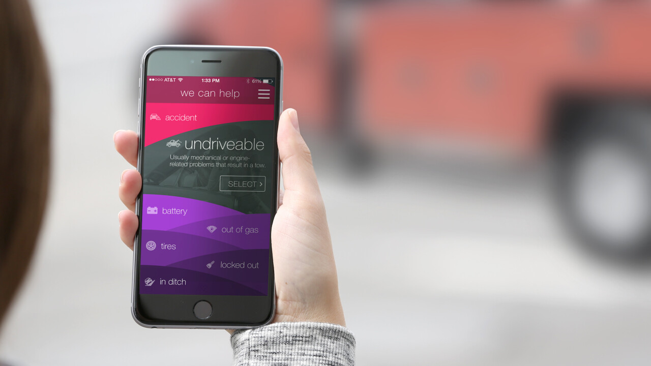 The Honk app takes the pain out of finding a tow truck