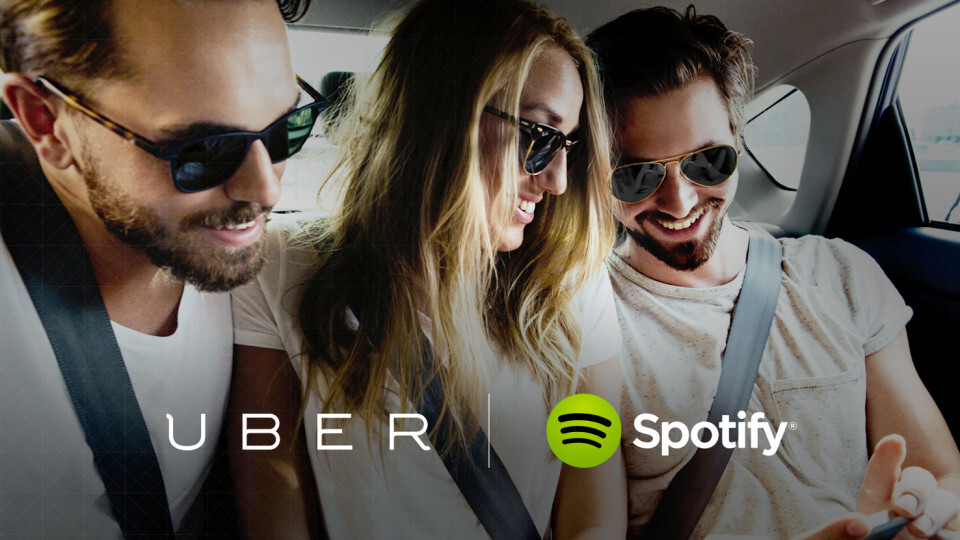 Spotify and Uber partner to let you control the music during your ride