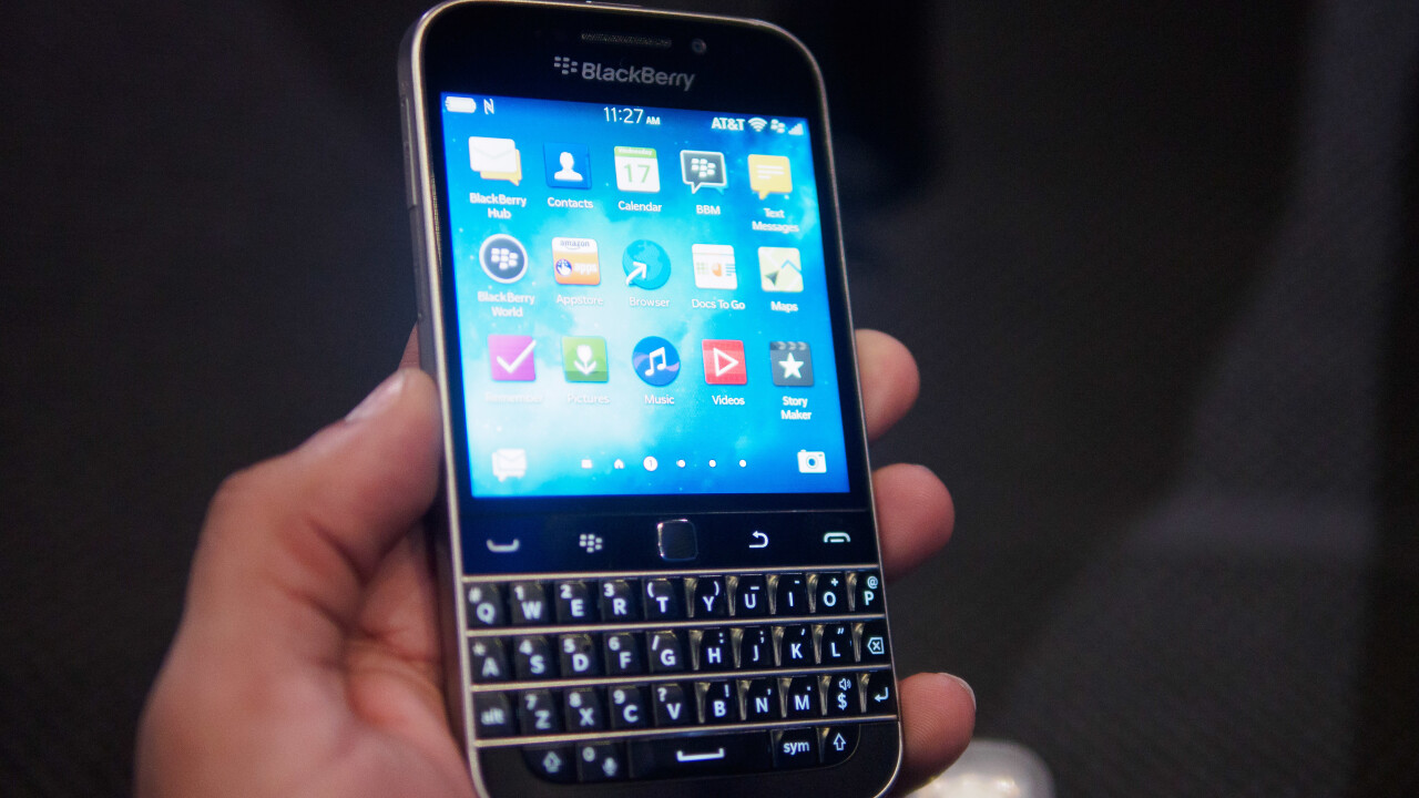 BlackBerry Classic Hands-On: Old school may not be so bad
