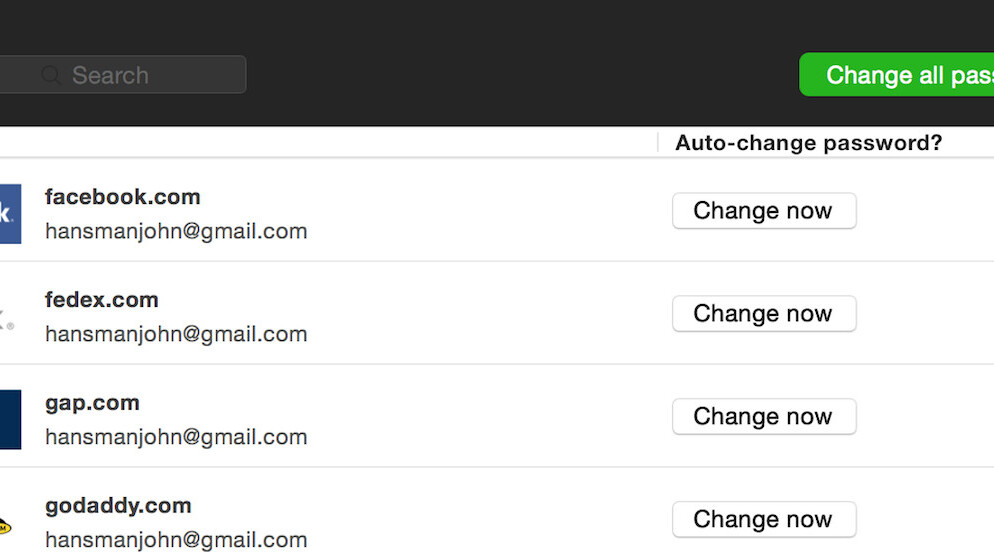 Dashlane’s automatic Password Changer makes your most precious accounts less hackable