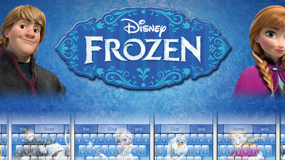 SwiftKey launches branded keyboard themes on Android, beginning with ‘Frozen’