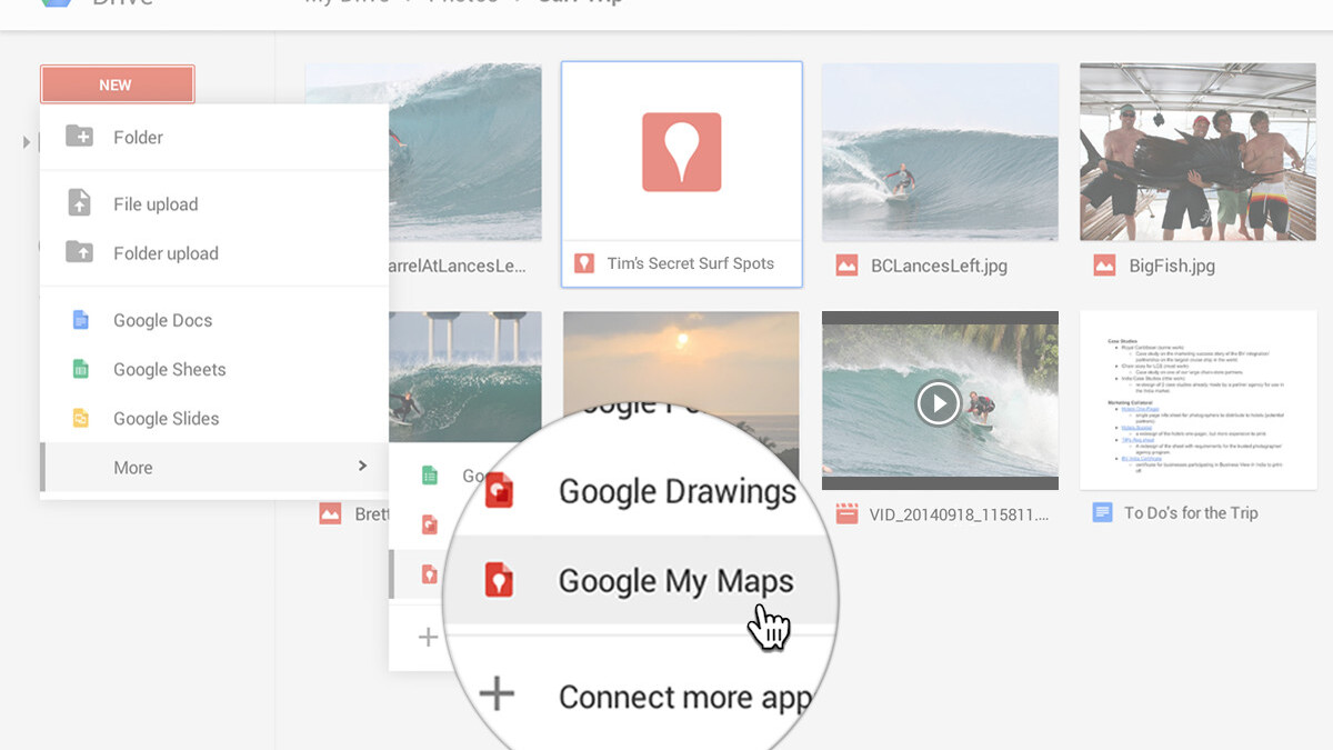 Google My Maps is a new tool for creating custom Maps within Drive