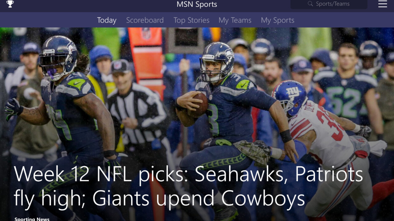 Microsoft rolls out suite of MSN apps for iOS and Android, including Weather, News and Sports