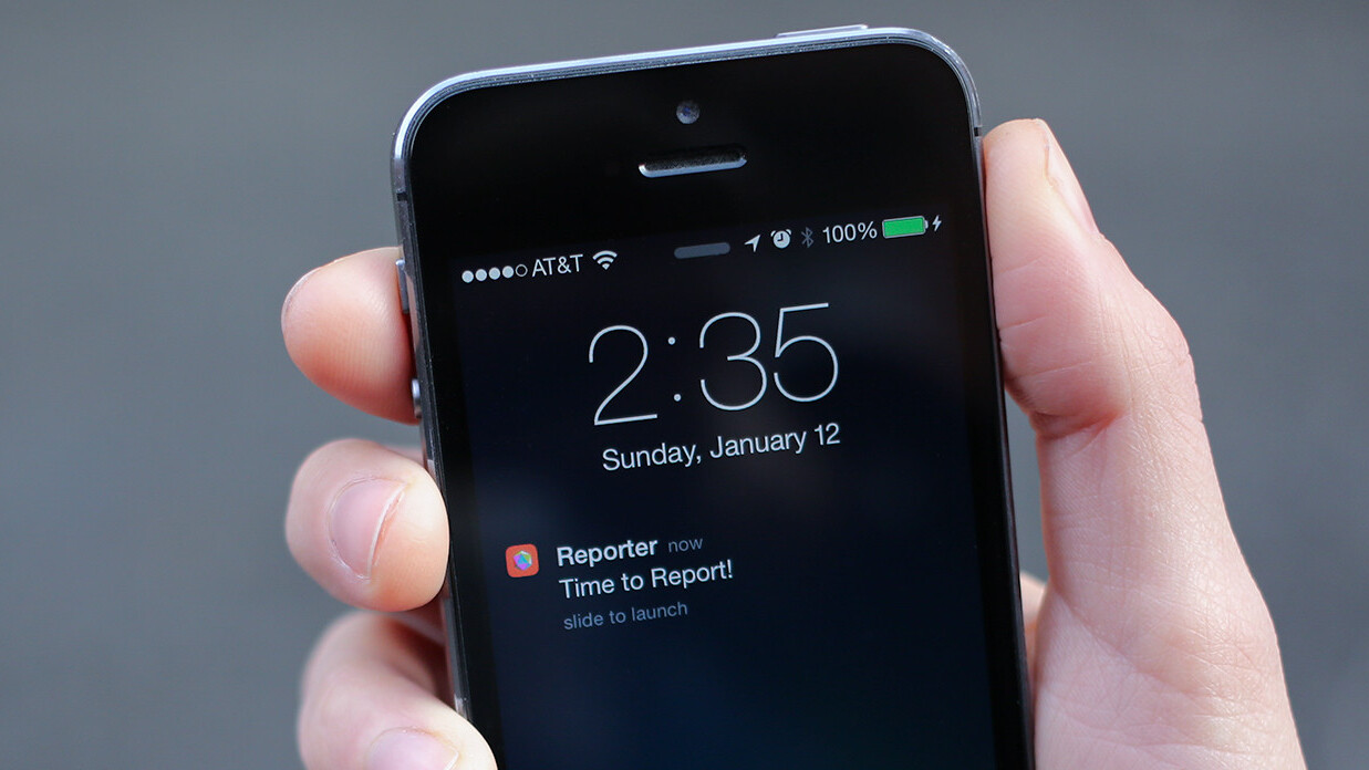 TNW’s Apps of the Year: Reporter is an addictive way to track your personal habits