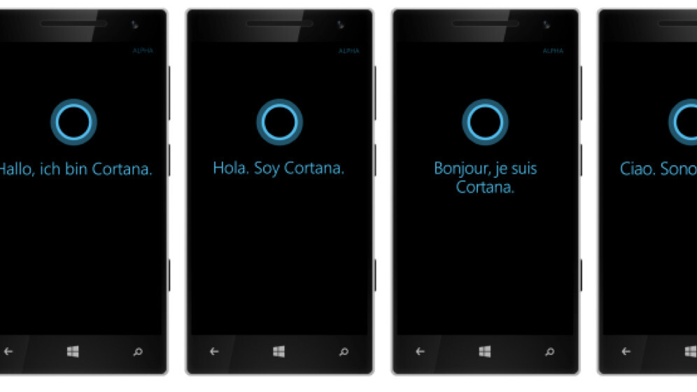 Microsoft’s Cortana virtual assistant is coming to France, Germany, Spain and Italy