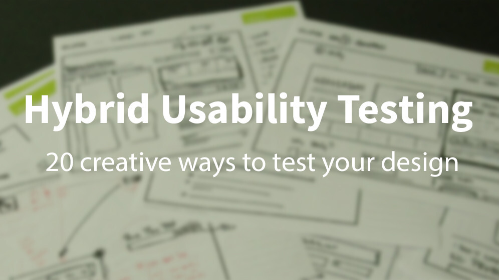 20 creative ways to test your design