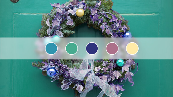 3 non-traditional color palettes for the holiday season