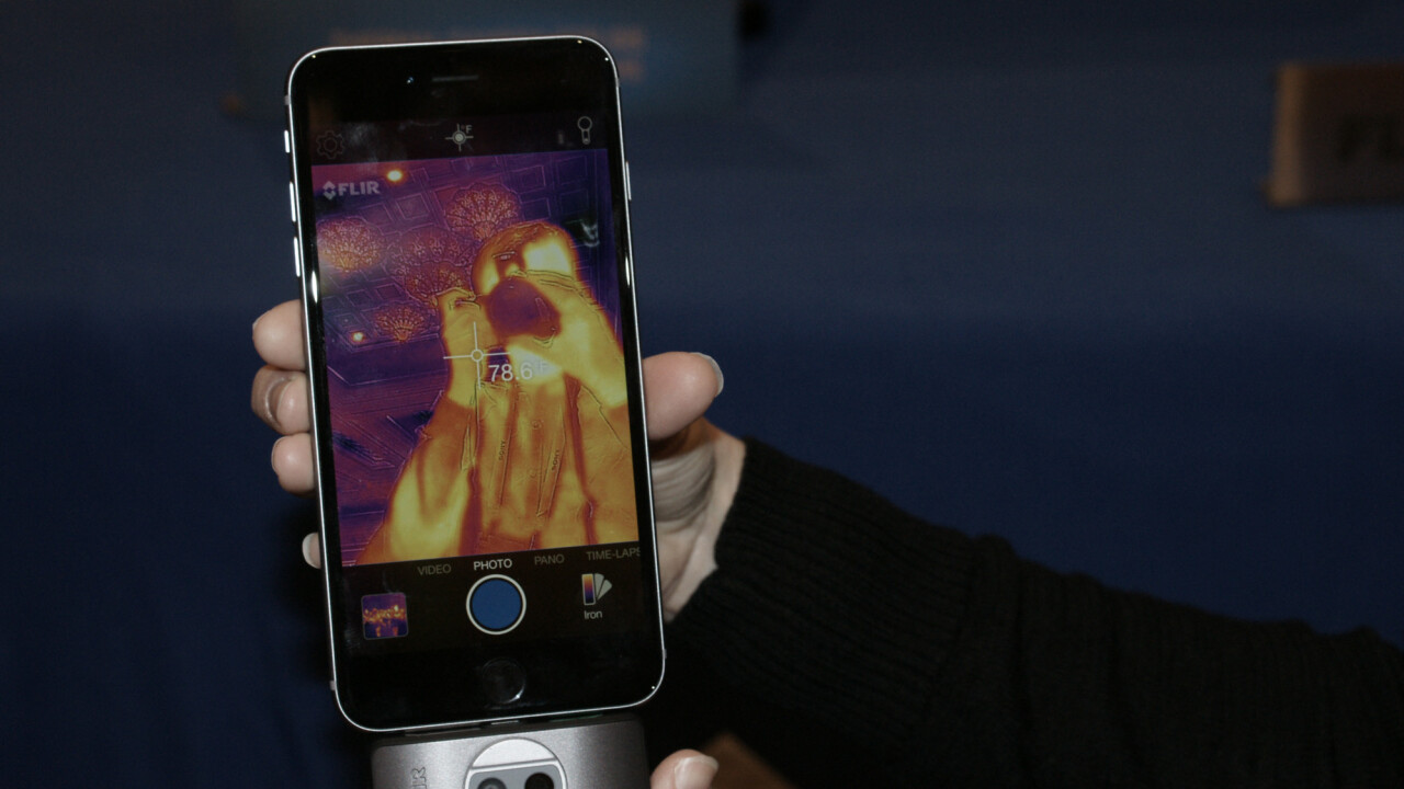 Flir’s new dongle makes almost any iPhone or Android phone a thermal camera