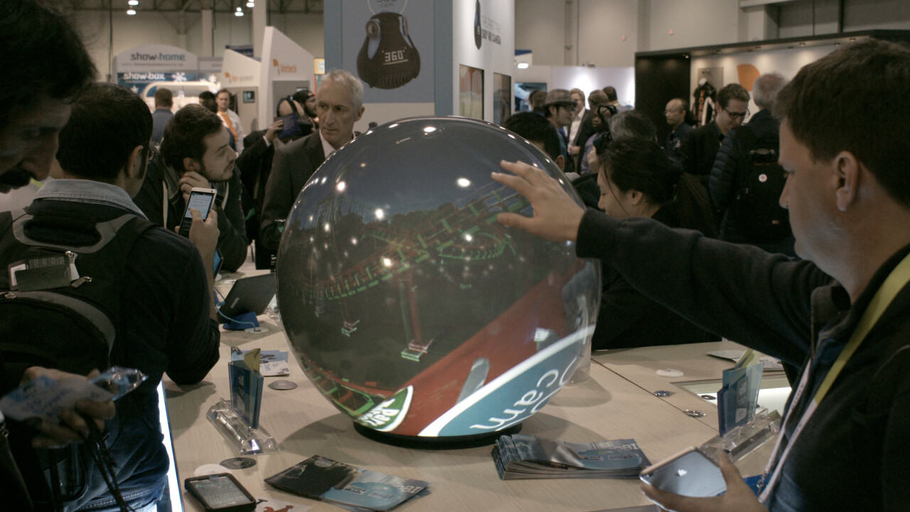 The PufferSphere M ball display is the non-headset way to see 360 degree videos