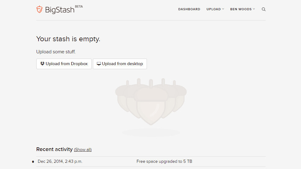 BigStash offers 5TB of long-term file storage free for one year following renaming