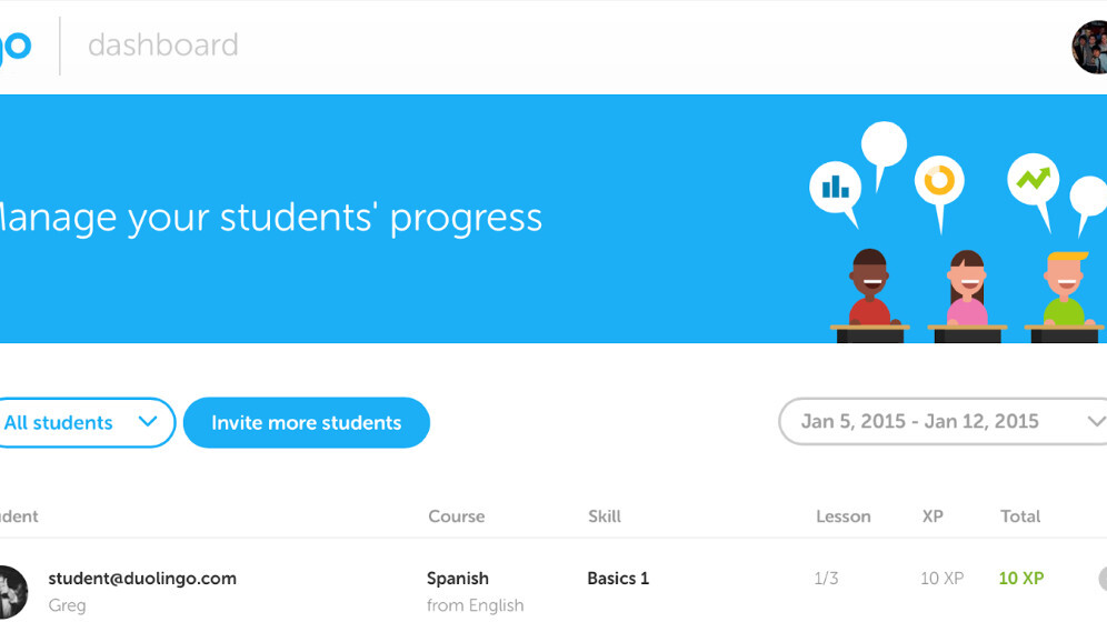 Duolingo for Schools brings the language learning platform into the classroom