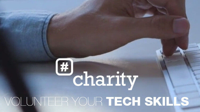 #charity urges techies to donate their time and expertise to help non-profit organizations