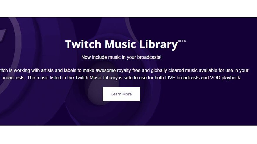 Twitch announces Music Library for broadcasters to use without getting into trouble