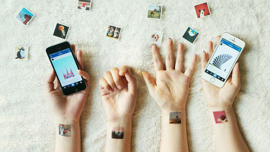 Transform your Instagram photos into mini tattoos and pocket printed albums