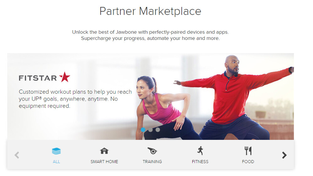 Jawbone launches Partner Marketplace for third-party apps and services in the US