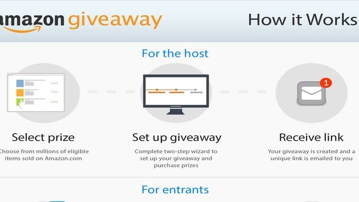 Amazon’s Giveaway tool lets anyone create a contest