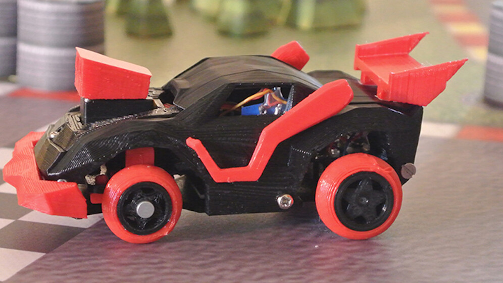 3DRacers is real world Mario Kart with 3D-printed mini cars