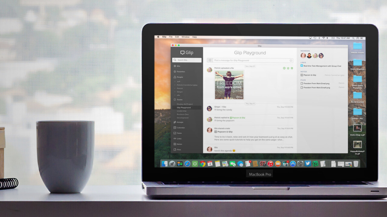 Glip aims to transform work chat by combining it with powerful productivity tools