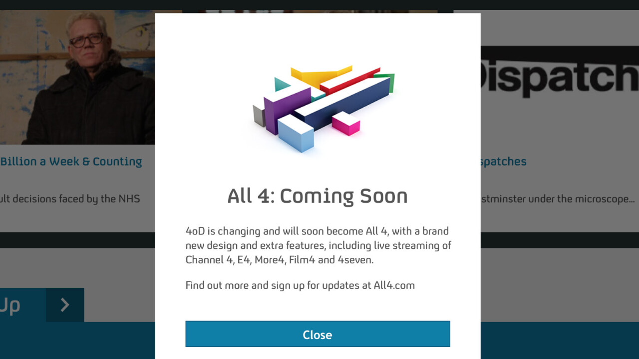 Channel 4 updates 4oD on iOS and teases All 4 live streaming