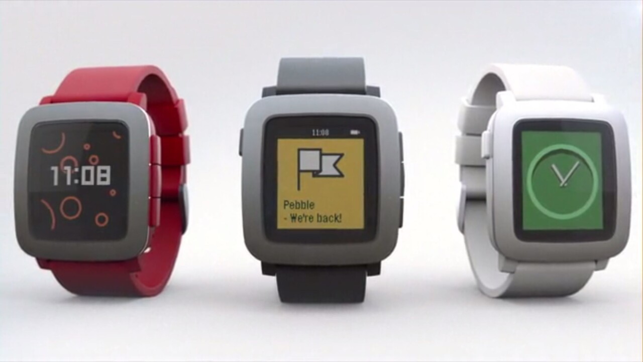 Pebble announces the $179 Pebble Time smartwatch with a color screen