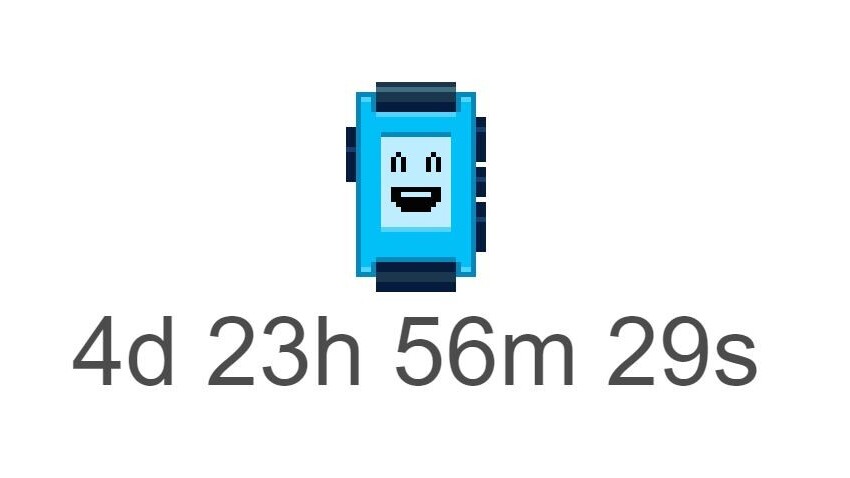 Pebble’s homepage is displaying a mysterious countdown timer