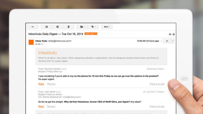 InboxVudu makes your inbox smarter so you won’t miss an important email