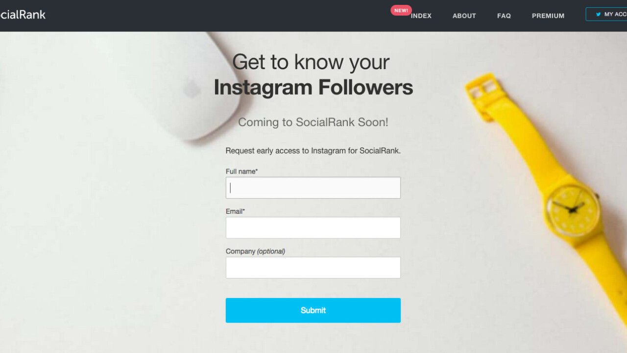 SocialRank is launching Instagram follower analytics and you can get early access