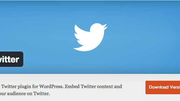 Twitter now has an official WordPress plugin
