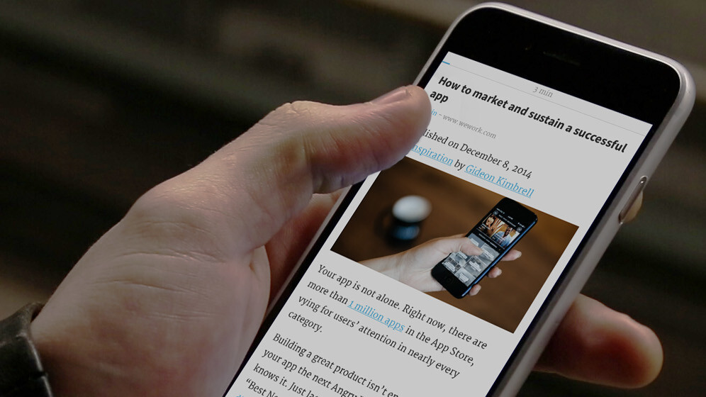 Short for iOS fills your idle moments with articles you can read in 10 minutes or less