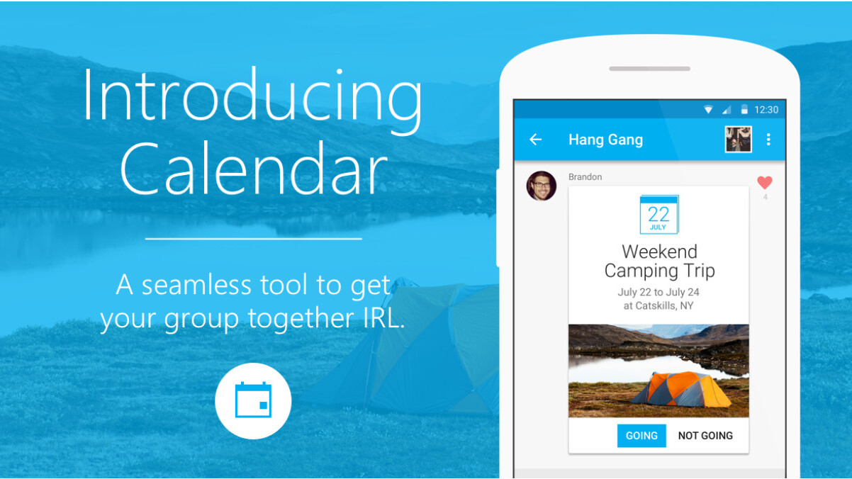 GroupMe adds a new Calendar feature to help groups organize events