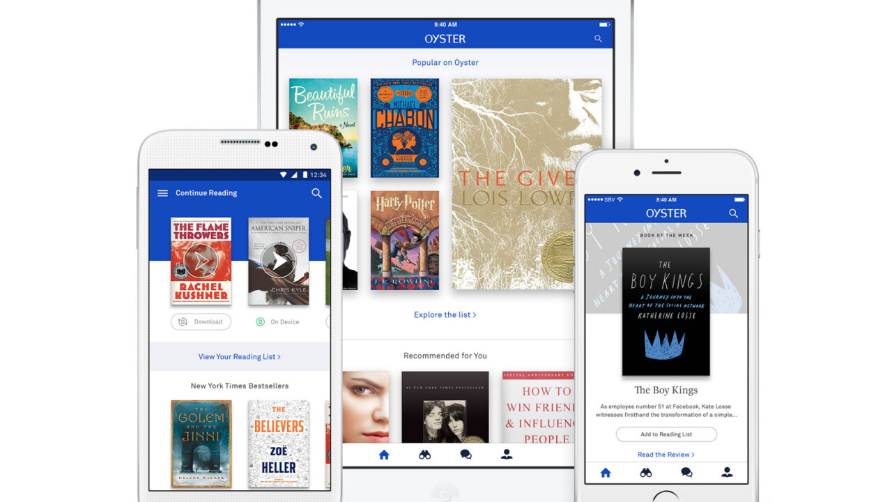 Oyster updates its app with a focus on contextual book recommendations